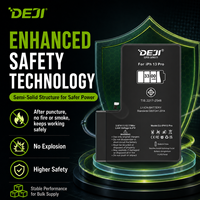 Batería de estado semisólido reacondicionada DEJI para iPhone 13 Pro, celda A+ con etiqueta flexible, cero ciclos, a granel