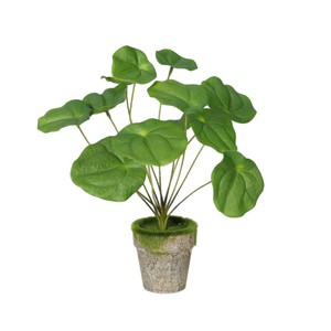 Plante en pot artificielle Dream Castle, feuilles miroir, bonsaï, décoration de bureau, intérieur, café, verdure - Product Image 4