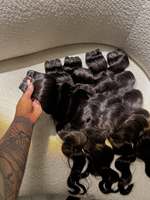 Prix de gros – Lots de cheveux vierges bouclés birmans et vietnamiens – 100 % meilleures extensions capillaires