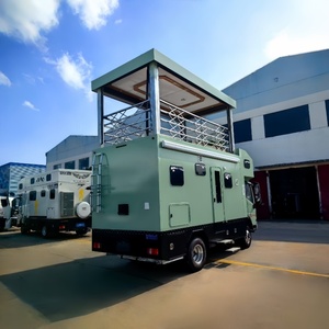 Autocaravana <span class=keywords><strong>de</strong></span> <span class=keywords><strong>Lujo</strong></span> Personalizable Sinotruk HOWO Diésel Nueva con Techo Elevable Manual y Mahjong/KTV - Product Image 4