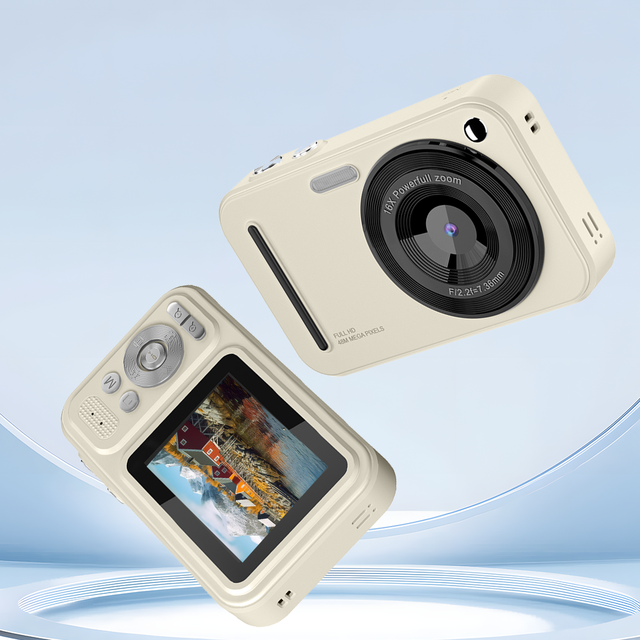 Shenzhen Jarvis 1500mAh Optical Image Stabilization Digital Camera Mini Retro Vintage 16X Zoom Flash Light 48MP Photo Capability