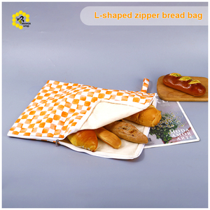 Sacs en coton légers à cordon de serrage personnalisés, durables et biologiques pour le pain au levain, stockage alimentaire sûr - Product Image 1