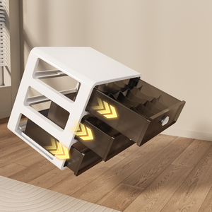 Cajas de Almacenamiento de Plástico PP, Organizador de Cajones Multicapa para Ropa Interior, para Armario y Hogar Organizado - Product Image 2
