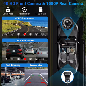 Diboev 10.26-inch Car Monitor <span class=keywords><strong>Android</strong></span> 2 DIN Dash Cam màn hình cảm ứng không dây Carplay GPS Wifi BT 1-năm bảo hành xe Stereo đài phát thanh - Product Image 4