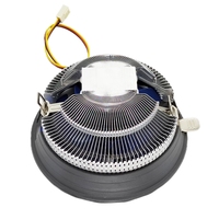 Ventilateur de refroidissement CPU silencieux 3 broches SNOWMAN pour PC Intel LGA 775 1700 1200 1150 1151 AM4 AM5 avec dissipateur thermique en aluminium PWM