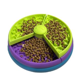 Tompo Dog Bowl Antideslizante Pet Slow Food Feed Bowl Feeders Slow Eating Dog Platos - Product Image 1