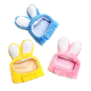 Topi Hiasan Kepala Kostum Telinga Kelinci Musim Dingin yang Lucu untuk Anjing Kucing Teddy Bichon Frise - Product Image 5