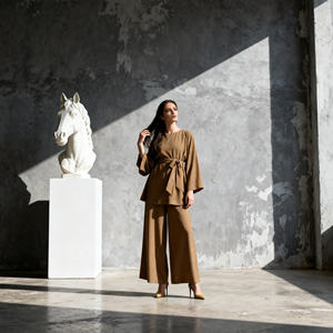 Abaya en polyester personnalisée de luxe pour femmes musulmanes, pour les occasions de soirée, fournisseur en gros - Product Image 3