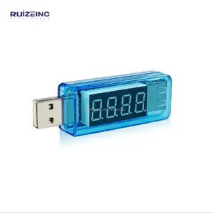 Dijital USB mobil güç şarj akımı voltmetre metre Mini USB şarj aleti doktor voltmetre ampermetre