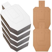 Objetivos de Cartón para Tiro USPSA/IPSC/IDPA, Objetivos de Papel con Siluetas para Práctica de Tiro y Competencia Táctica