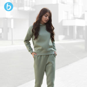 Custom ODM Winter Gym Women Fitness Comfortable Pullover <b>Workout</b> <b>Hoodies</b> with Embroidered Logo - Product Image 1