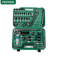 Jeu de clés dynamométriques de 150 pièces avec cliquet 72 dents, adaptateur de douille en acier au carbone OEM, pour réparation automobile, avec mallette rigide