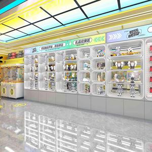 <span class=keywords><strong>Vitrine</strong></span> de magasin de jouets design sur mesure en acier inoxydable pour la conception et l'aménagement clé en main des magasins - Product Image 3