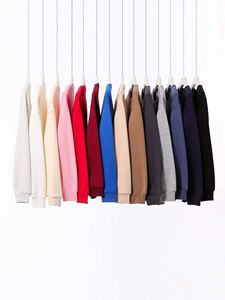 H5487 Nouveautés Automne Hiver Vente en Gros Personnalisée Sweat-shirts à Col Rond en Polaire Renard Argenté 400 Grammes - Product Image 3