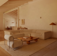Ensemble de canapés pour la maison Meubles modulaires Canapé flottant au design unique personnalisé de style moderne à la mode pour le salon et la villa