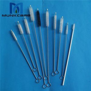 Munkcare Pipe Cleaning <b>Brush</b> 10x180mm Nylon Lab Test Tube <b>Brush</b> For <b>Bottle</b> Straws Cup Cleaning - Product Image 5