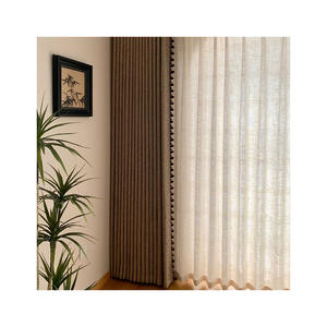 Rideau Occultant Automne en Coton et <span class=keywords><strong>Lin</strong></span>, Haute Opacité, Personnalisable, Fabriqué en Chine, pour Salon et Chambre, Tissu de Rideau à la Française - Product Image 5