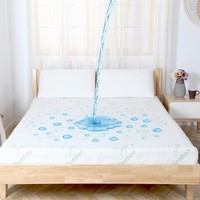 Protège-matelas imperméable AOSEN en bambou 3D avec couche d'air, respirant et doux, style drap-housse à poches profondes