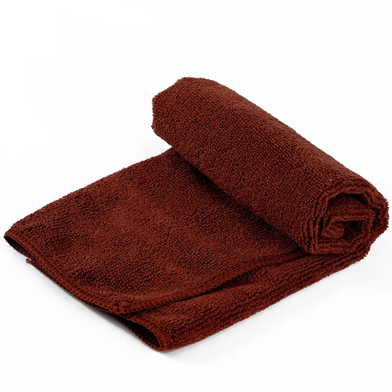 Оптовая продажа, 40*40 см, 16*16 дюймов, фабричное махровое полотенце из микрофибры с модной цветной тканью для ежедневного протирания
