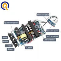 Carte d'amplificateur numérique de classe D à double canal haute puissance Hi-Fi IRS2092 500W+500W