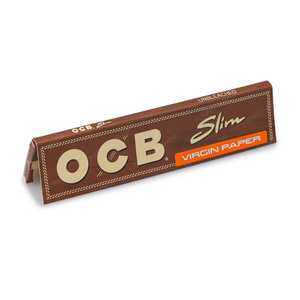For King Size Slim Classic Brown Unbleached 32 Leaves Square Silicone Rolling Papers 50 Booklets/<b>Box</b> Economically Priced for - Product Image 3