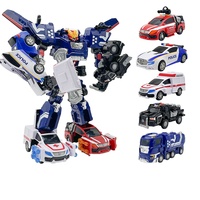 Robot transformable Ruunjoy Hello Carbot Penta Storm X en voiture, figurines d'action, jouet de voiture de secours déformable pour enfants, cadeau