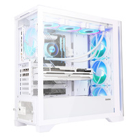 Boîtier PC en verre trempé SAMA, support de disque dur coulissant ATX, boîtier PC de jeu, ordinateur de bureau USB3.1, boîtier de jeu pour PC