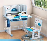 Ensemble de bureau et chaise d'étude en bois pour enfants pour la maison, le bureau ou le salon pour la détente et l'étude