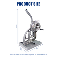 Nouvelle machine à œillets semi-automatique de précision 10mm à haute efficacité pour presser les rideaux, les ceintures, etc. pour l'équipement publicitaire