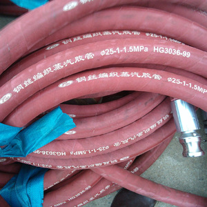 สายส่งไอน้ำแบบถักเหล็ก EPDM หนา 5.7 มม. สำหรับส่งไอน้ำแรงดันสูง ใช้ในอุตสาหกรรม - Product Image 3