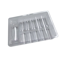 Plateau en plastique PVC personnalisé OEM T-042, emballage blister jetable pour flacons de 2 ml