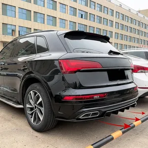 Car Rear Bumper Lip For Q5 FY <b>Sline</b> 2018-2020 2021-2024 Diffuser Lower Guard Body Kit Exterior Tuning Accessories - Product Image 5