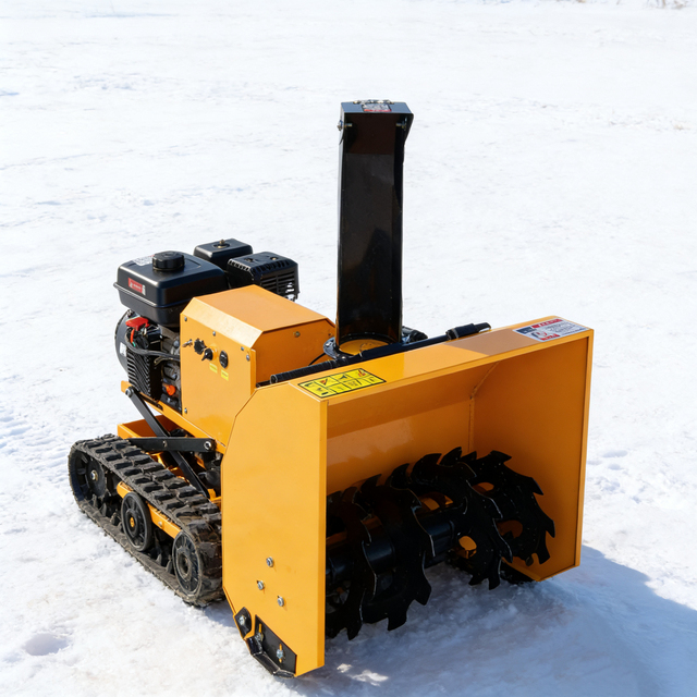 CE Certification Industrial Grade Remote Controlled Tracked Snow Blower Tracked Household Snow Blower Robot