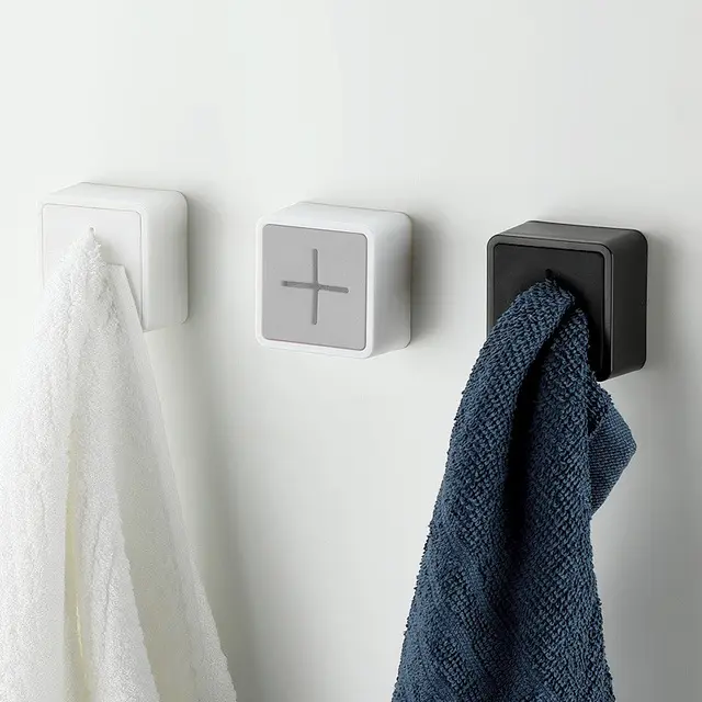 Creative Kitchen Storage Towel Clip Plastic Towel Storage Plug Towel Door Hook