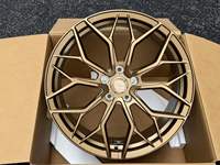 Jantes en alliage d'aluminium forgées OEM 20-21 pouces WF HE1 à profil profond concave 5x112 5x114.3 5x120 Noir mat Haute performance
