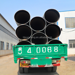 أنابيب ملحومة ASTM A53GRB ذات درزة مستقيمة، غطاء أنبوب ذو درزة على كلا الطرفين معلق عليه علامة رش، تذكرة واحدة إلى الميناء - Product Image 1