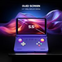 Retroid Pocket Flip 2 Nouvelle console de jeu portable Android 13 Écran OLED 5,5 pouces 1080p Snapdragon 865 Wi-Fi Design pliable