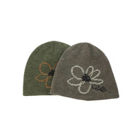 Nouveau bonnet en tricot jacquard réversible unisexe style vintage américain automne/hiver, streetwear, pour temps froid, avec nœuds camouflage personnalisables
