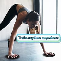Discos Deslizantes de Doble Cara ABS+EVA para Ejercicios, 18 cm, Multifuncionales, para Alfombra, Piso de Madera, Gimnasio en Casa, Entrenamiento Corporal, Fitness