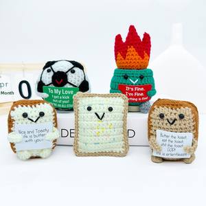 Muñeco <span class=keywords><strong>de</strong></span> Ganchillo Hecho a Mano con Forma <span class=keywords><strong>de</strong></span> <span class=keywords><strong>Animal</strong></span> para Decoración <span class=keywords><strong>de</strong></span> Escritorio y Regalo <span class=keywords><strong>de</strong></span> Energía Positiva, Éxito <span class=keywords><strong>de</strong></span> Ventas Transfronterizo - Product Image 3