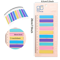 Panneau de cartes flexible étanche diviseur d'étiquettes transparent personnalisé note adhésive en plastique personnalisé