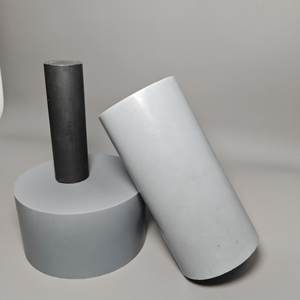 Barra Redonda de PTFE Reforçada com Carbono Grafite Preto Fabricada em Xangai - Product Image 3