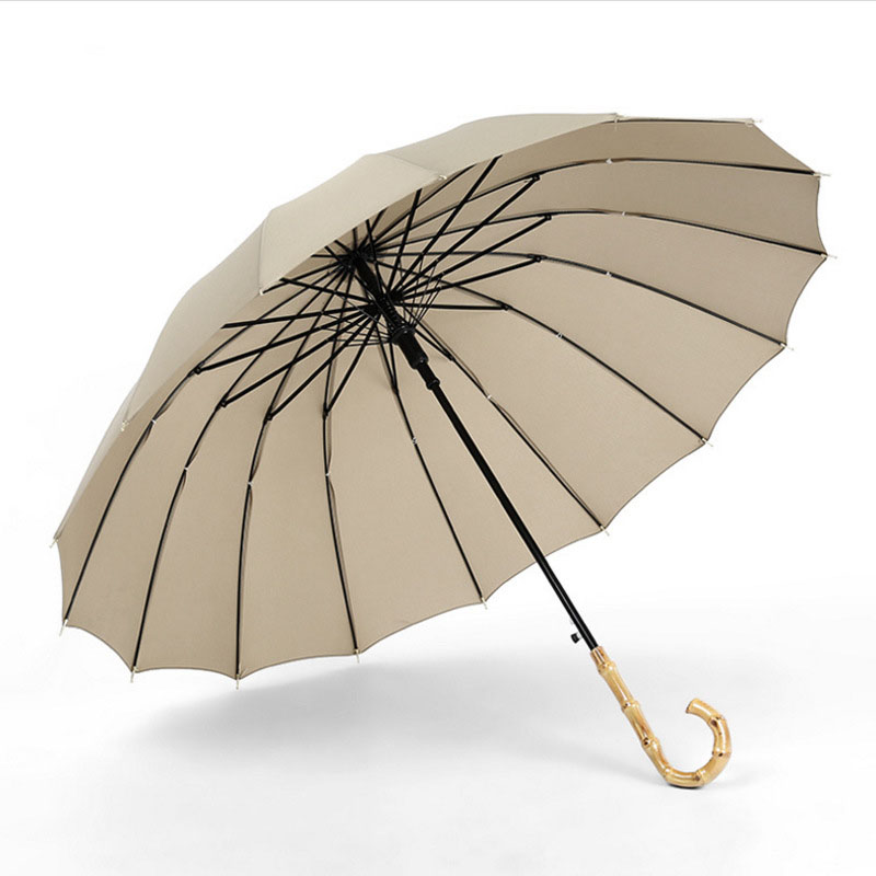 Real bamboo handle khaki
