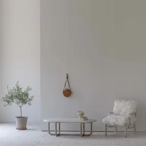Mobiliário nórdico simples, sala de estar de madeira branca da pinha para casa