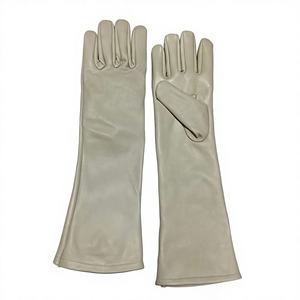 Gants en cuir d'agneau classiques anti-boulochage pour femme, à manches longues, pour cyclisme en extérieur, avec écran tactile, style mode, pour l'hiver, longueur poignet, en peau de mouton, sexy - Product Image 1