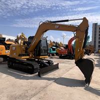 Mini-excavatrice sur chenilles hydraulique Caterpillar CAT 307 d'occasion du Japon, 7 tonnes, faible nombre d'heures de travail, vente chaude