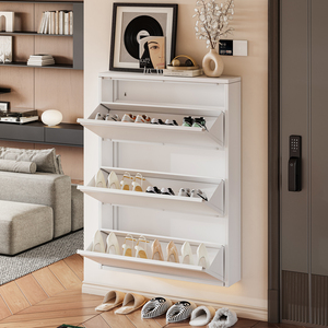 <span class=keywords><strong>Meuble</strong></span> à chaussures basculant multi-niveaux pour entrée, couloir, porche – <span class=keywords><strong>Meuble</strong></span> de rangement <span class=keywords><strong>suspendu</strong></span> pour chaussures - Product Image 6