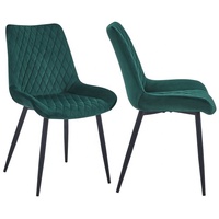 Chaise de restaurant commerciale moderne, chaise de salle à manger rembourrée en velours avec capitonnage en losanges, dossier haut