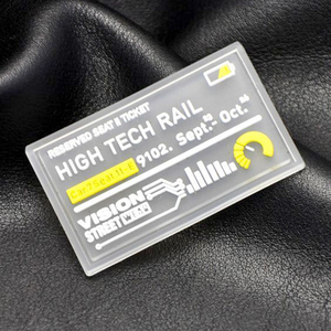 Étiquette de logo personnalisée en PVC caoutchouc pour couture latérale, patch 3D transparent en relief pour vêtements de sport, maillots de bain et sacs à dos - Product Image 4