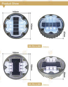 DPWH approuvé 6 LEDs Solar Cat Eye Road Marker Light G105 4Way IL300 Solar Road Studs - Product Image 4